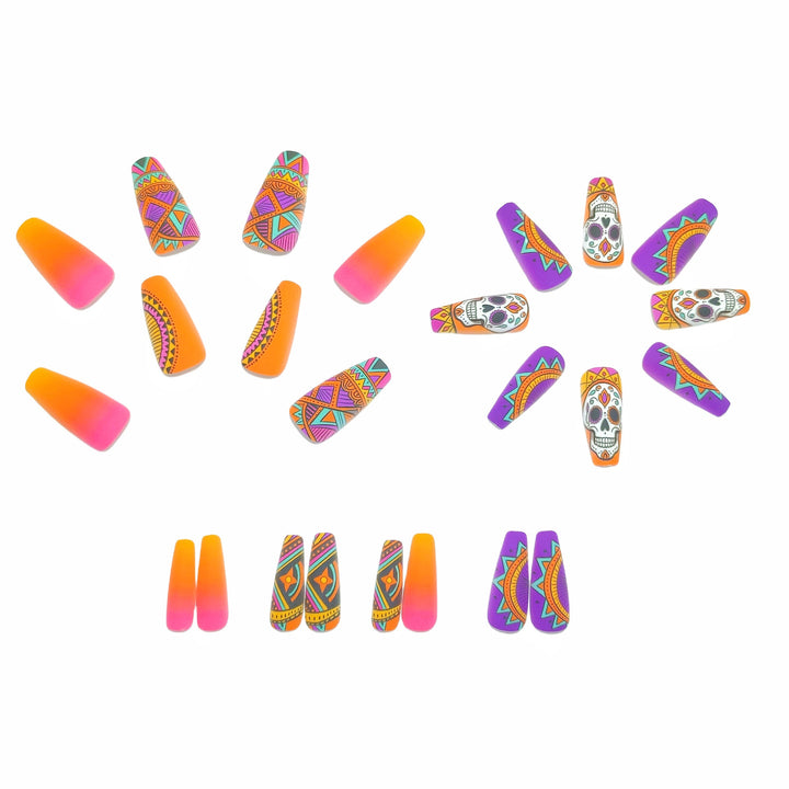 Art Nails In Creative Skull Design Kalsten