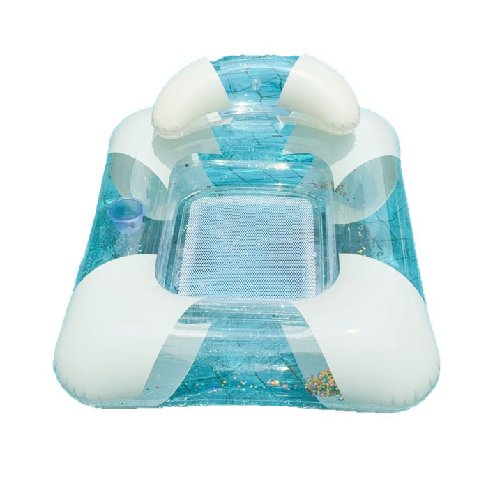 Inflatable Pool Lounger with Canopy Kalsten