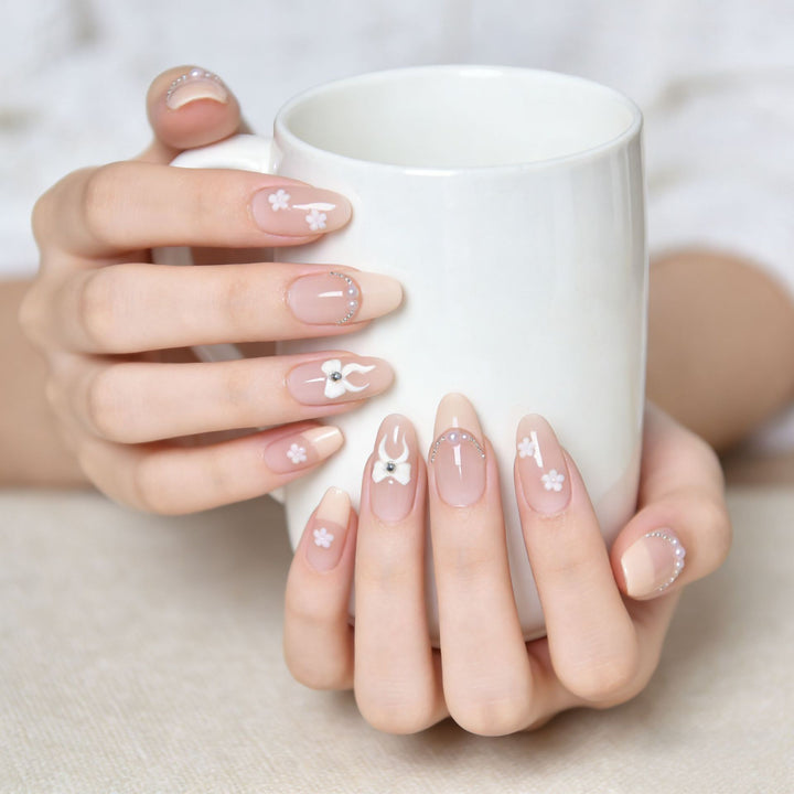 Premium Glittering Press-On Nail Extensions Kalsten