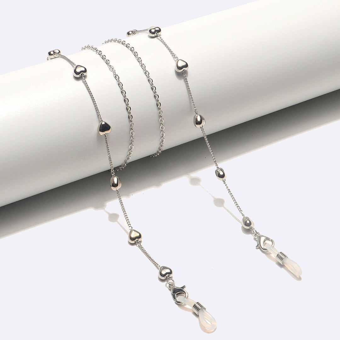 Heart-Embellished Eyewear Chain Kalsten