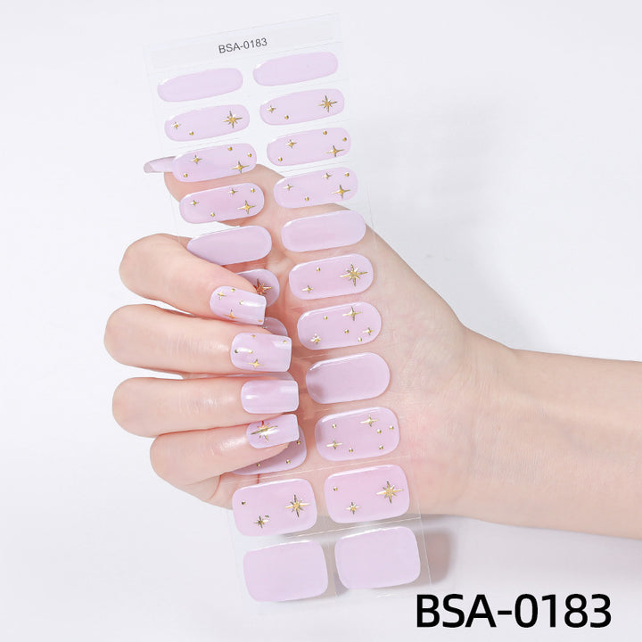 Decorative Floral Nail Wraps