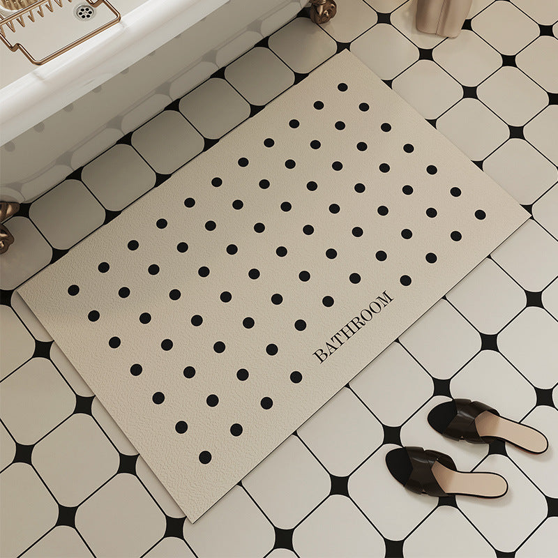 Modern Dot Pattern Bath Mat Kalsten