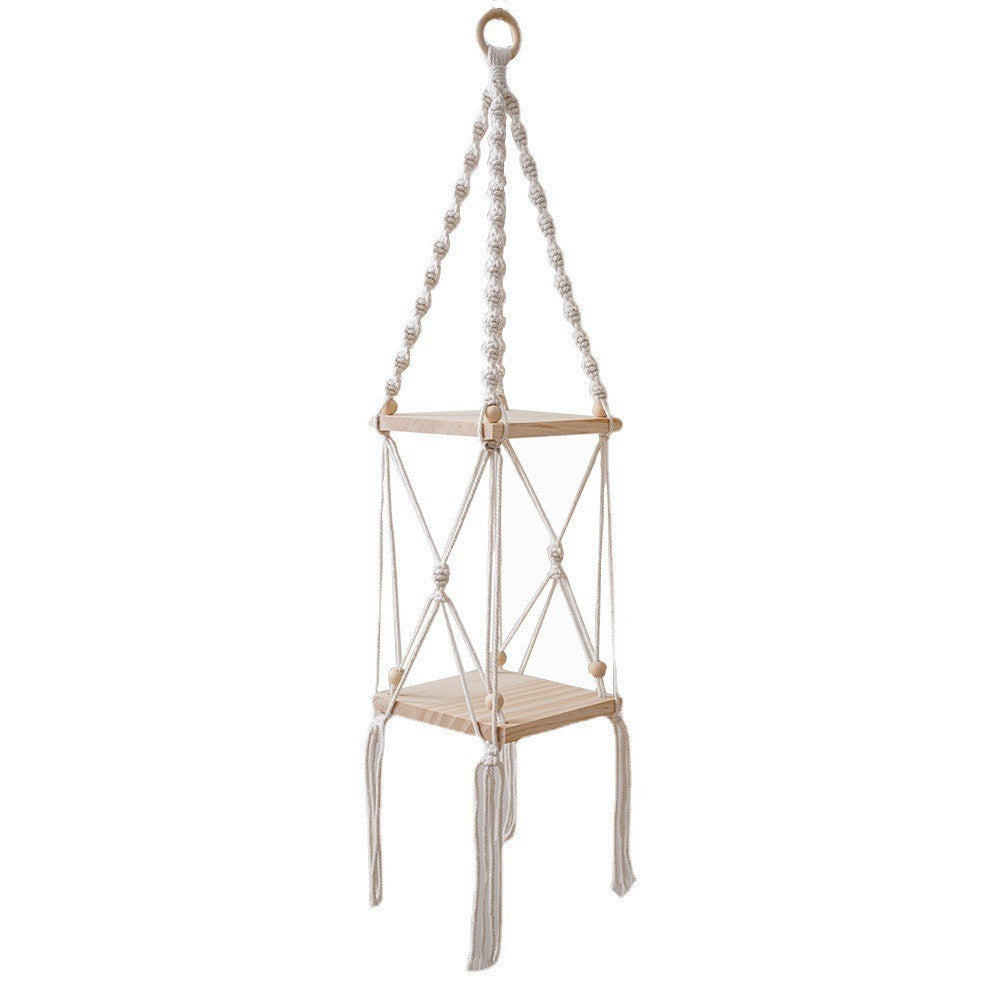 Macramé Hanging Shelf Organizer Kalsten