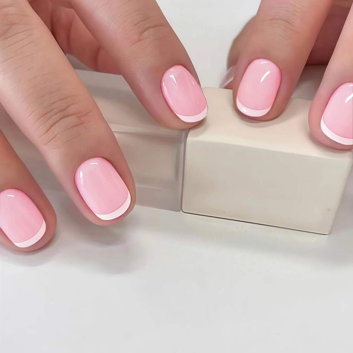 Premium French Tip Press-On Nails Kalsten