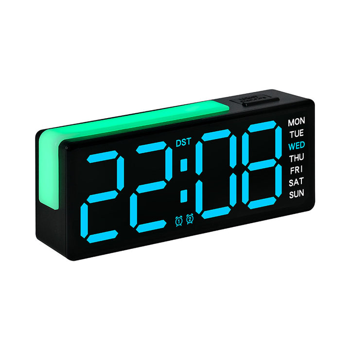 Digital LED Alarm Clock with Integrated Temperature and Day of Week Display Kalsten