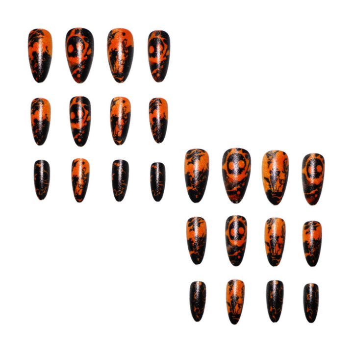 Halloween-Themed Acrylic Nail Art Set