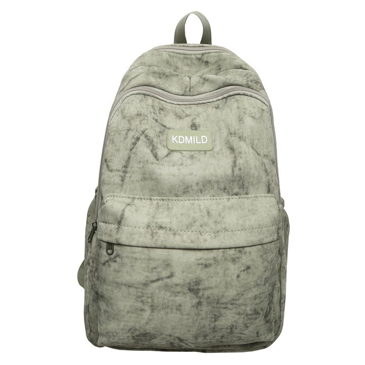 Lightweight Textured Canvas School Backpack Kalsten