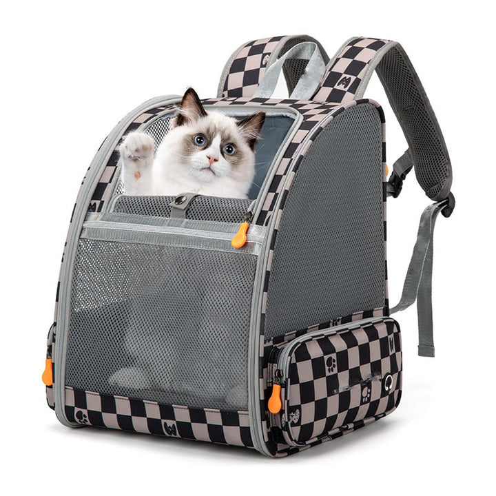 Pet Backpack with Breathable Mesh Inserts Kalsten