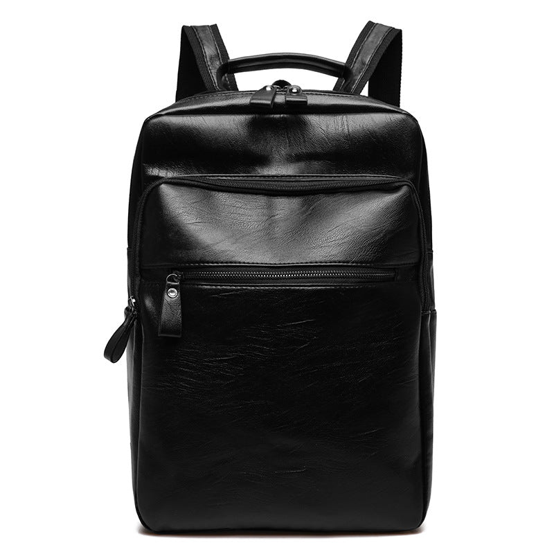 Sleek Leather Laptop Backpack Kalsten