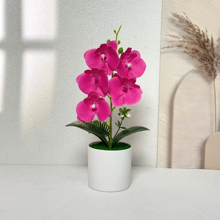 Lifelike Floral Orchid Plant for Home Decor