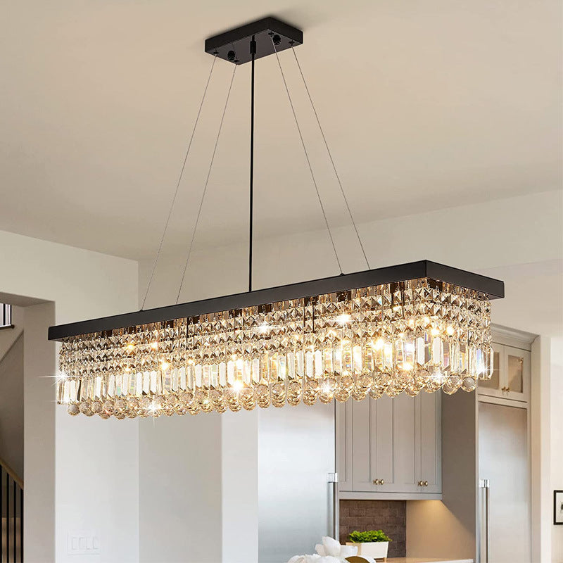 Crystal Linear Pendant Light