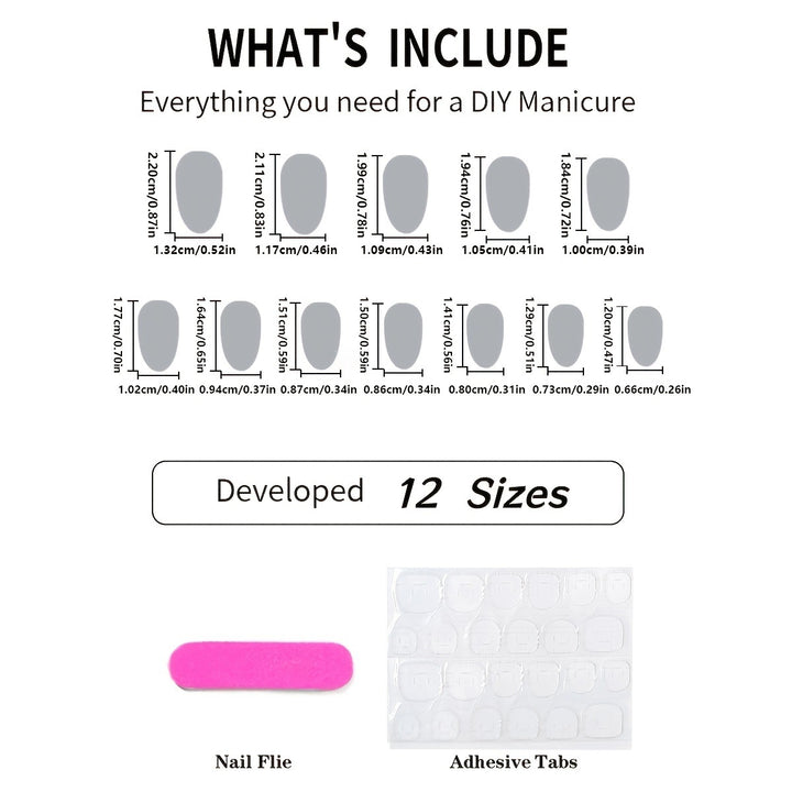 Artificial nail set with a cheerful floral design and elegant accents Kalsten