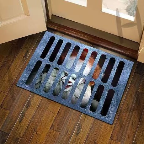 Horror-Themed Welcome Mat Kalsten