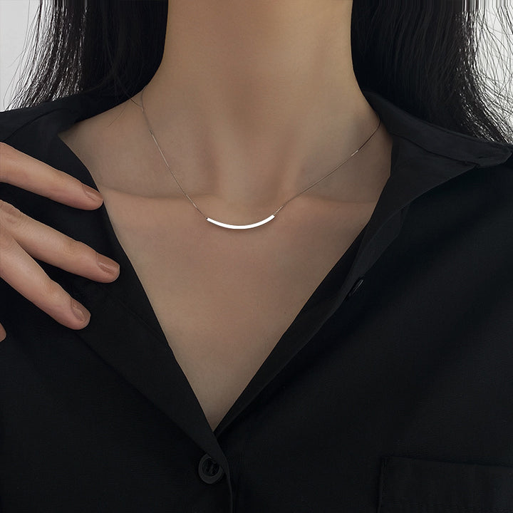 Minimalist Bar Pendant Necklace Kalsten