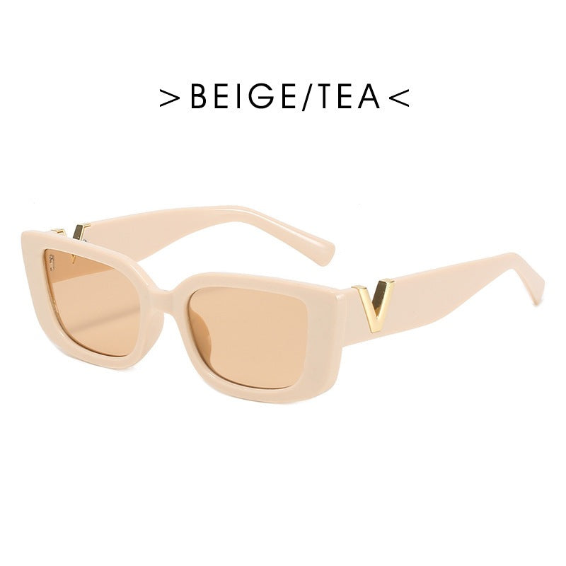 Retro-Inspired Geometric Frame Sunglasses Kalsten