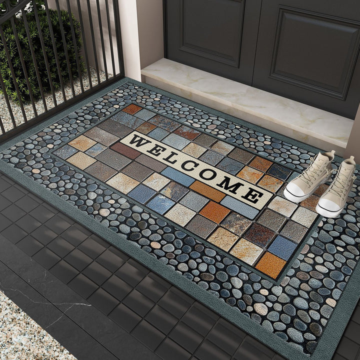Decorative Bird-Themed Welcome Mat