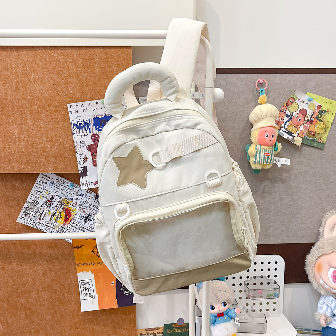 Fun Graphic Star-Themed Backpack