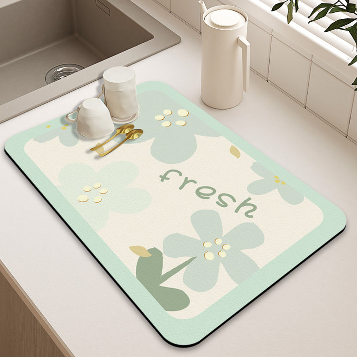 Decorative Kitchen Counter Mat
