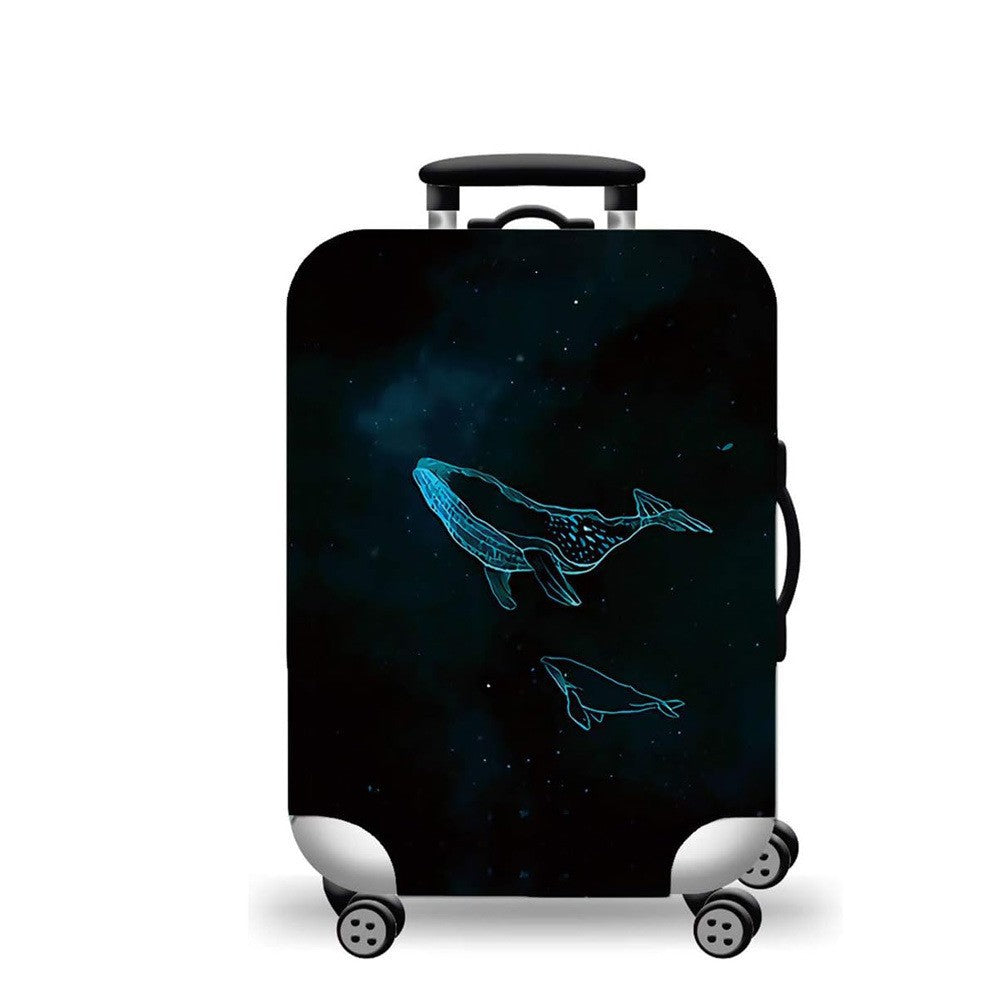 Women hard shell suitcase with stylish flamingo design Kalsten