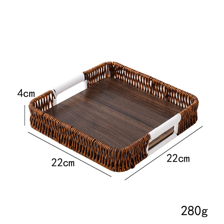 Decorative Woven Serving Tray Kalsten