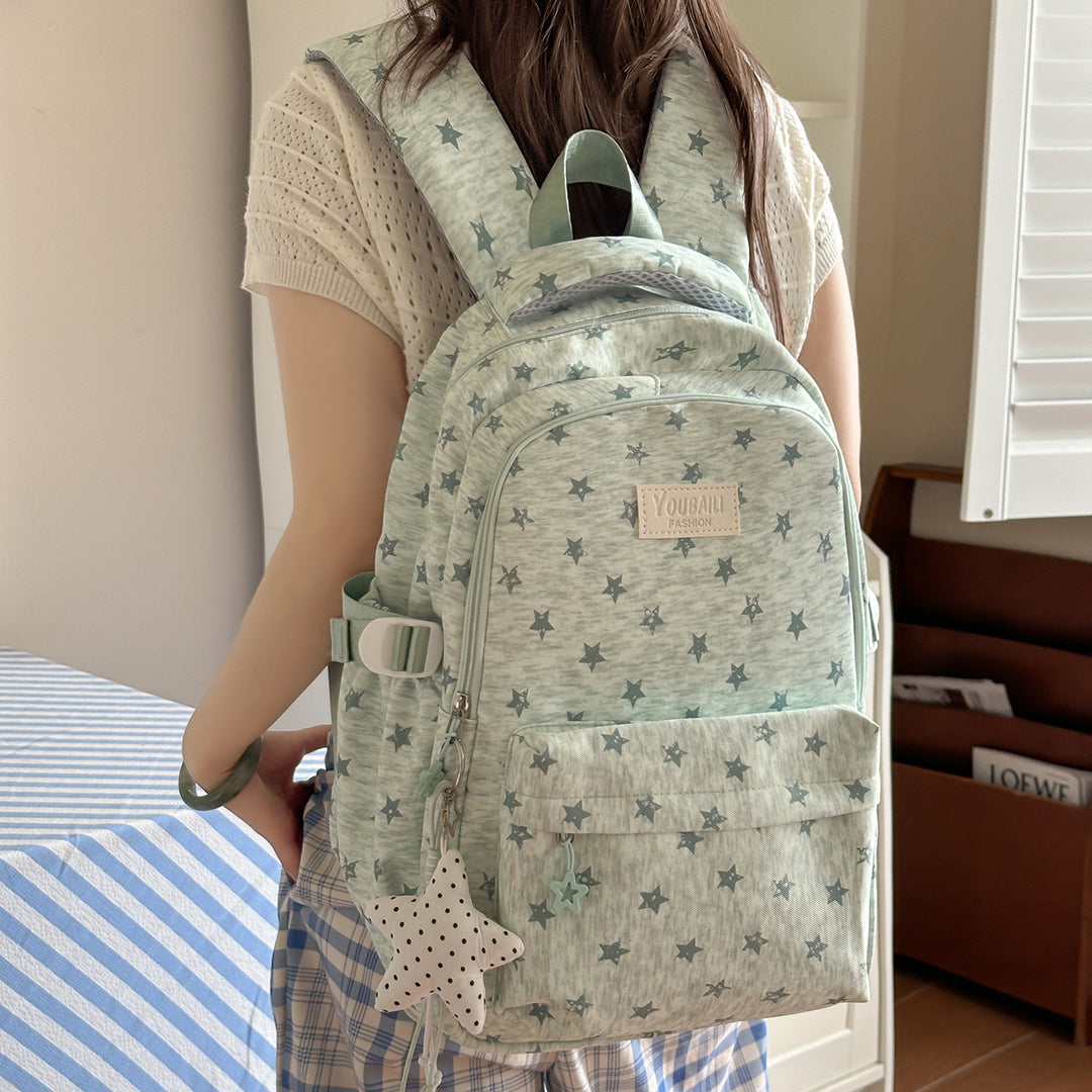 Fun Star-Printed School Backpack Kalsten