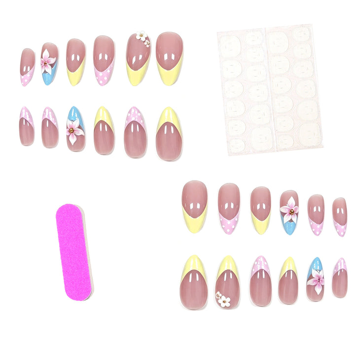 Floral Art Acrylic Nail Enhancements Kalsten 1789915666