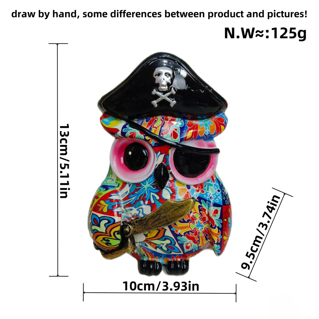 Artful owl figure in maritime design Kalsten