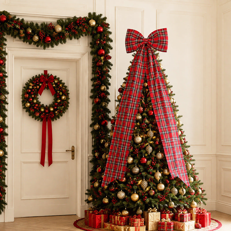 Elegant Christmas Tree Bow Decoration