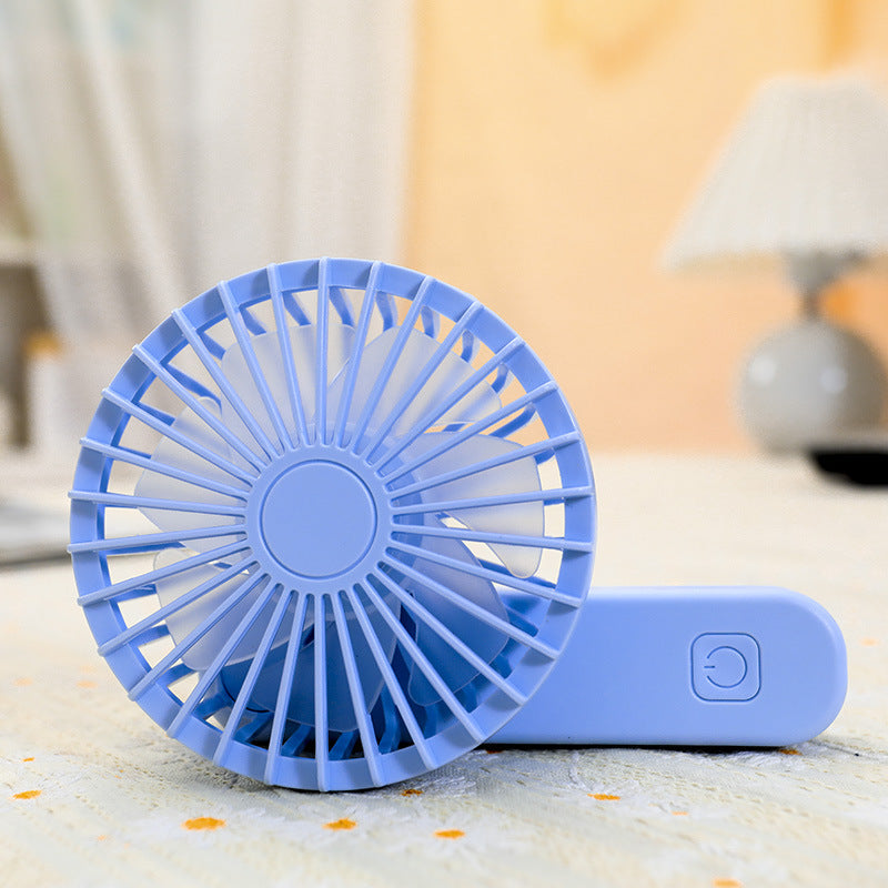 Women Portable Hand Fan with Integrated Handle and USB Connection Kalsten