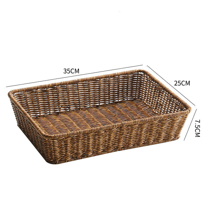 Versatile Handwoven Storage Tray Kalsten