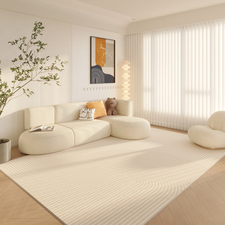 Textured Geometric Area Rug