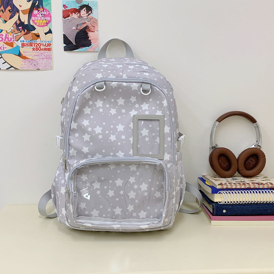 Adventurous Star-Patterned Backpack Kalsten