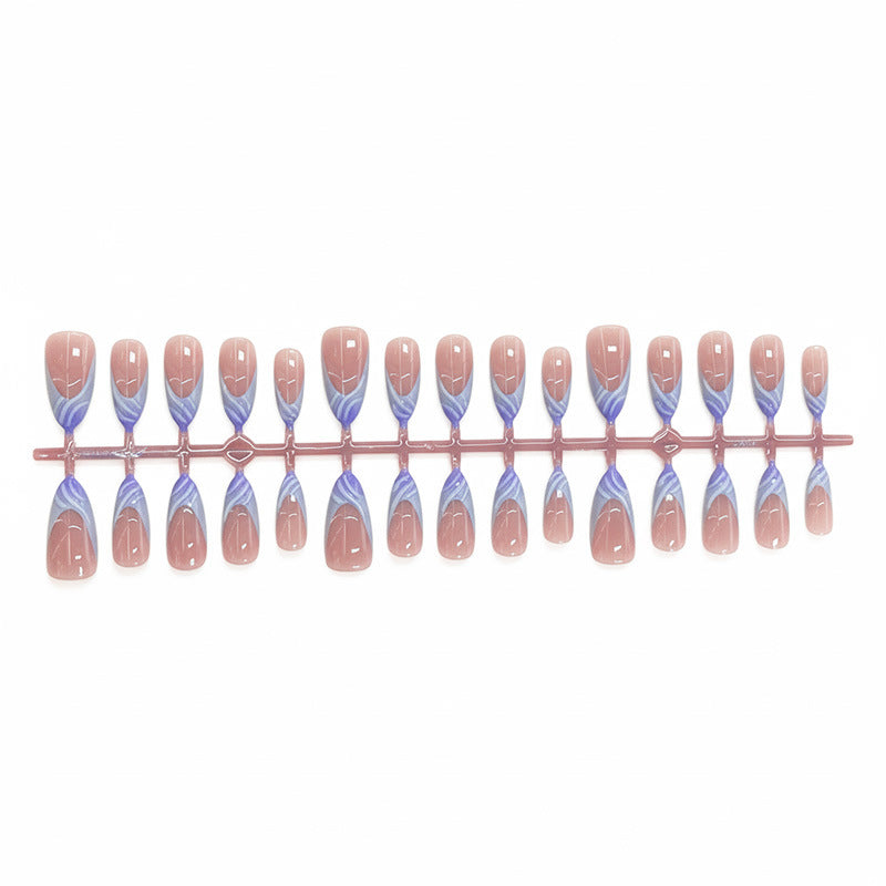 Artistic Watercolor Press-On Nail Set Kalsten