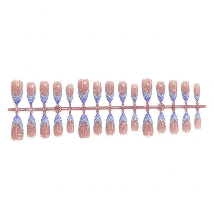 Artistic Watercolor Press-On Nail Set Kalsten