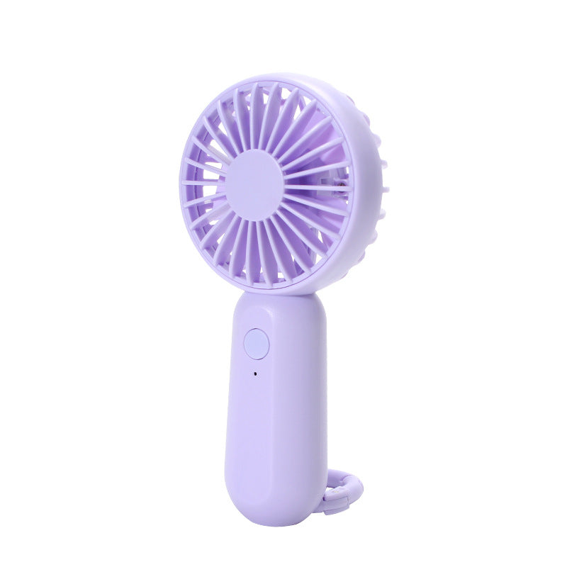 Unisex portable mini hand fan with USB charging and carrying strap Kalsten