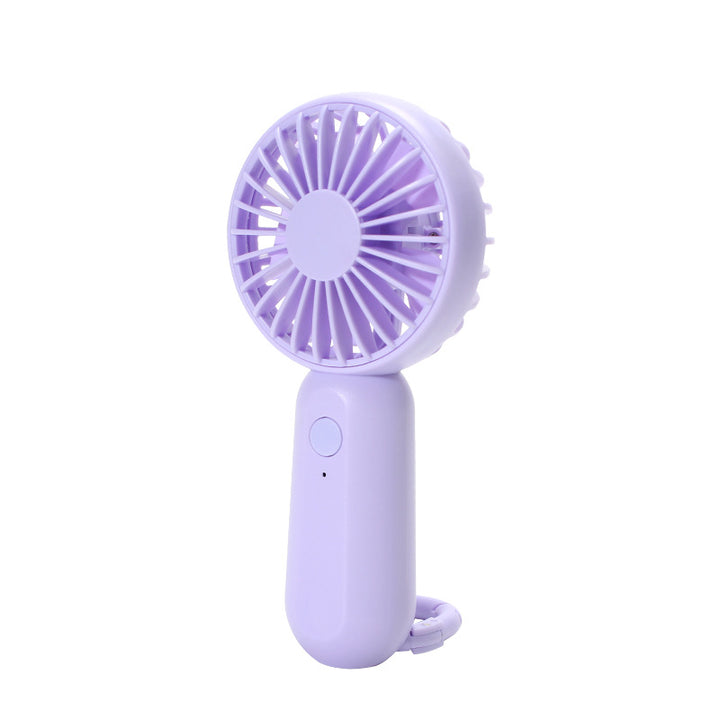 Unisex portable mini hand fan with USB charging and carrying strap Kalsten