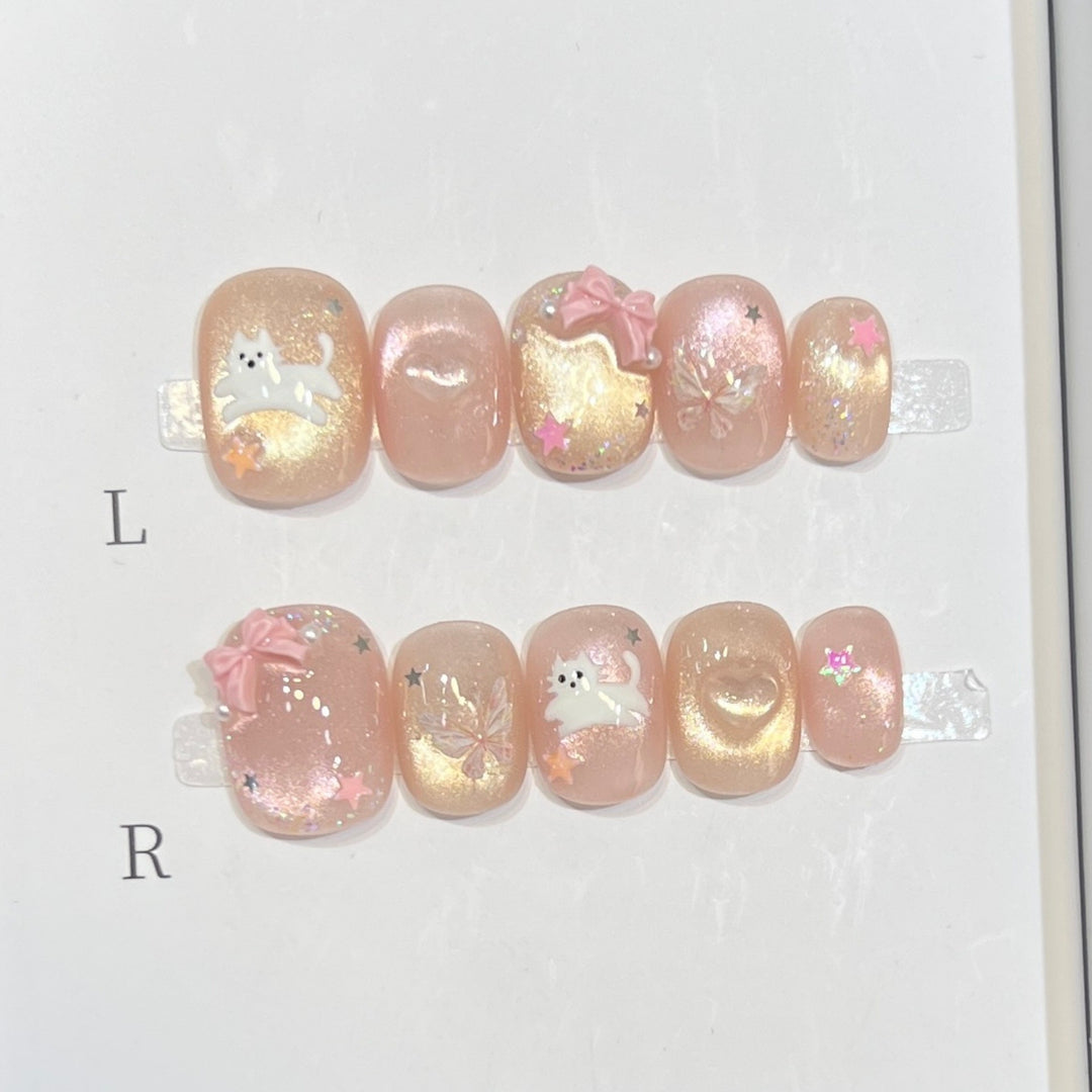 Decorative Press-On Nail Art Set Kalsten
