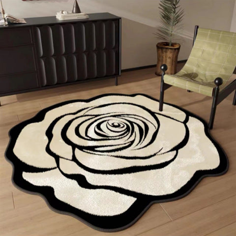 Floral Shaped Area Rug