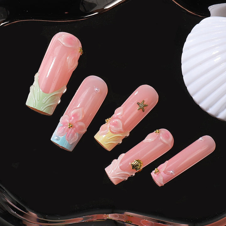Floral Artisan Press-On Nail Set Kalsten