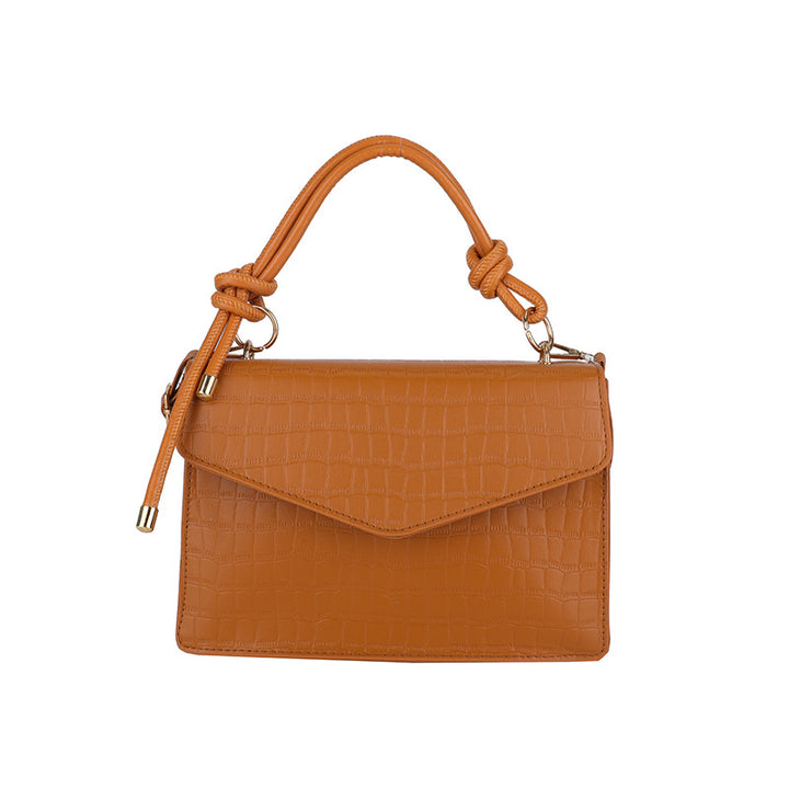 Crocodile-Embossed Handcrafted Crossbody Bag Kalsten