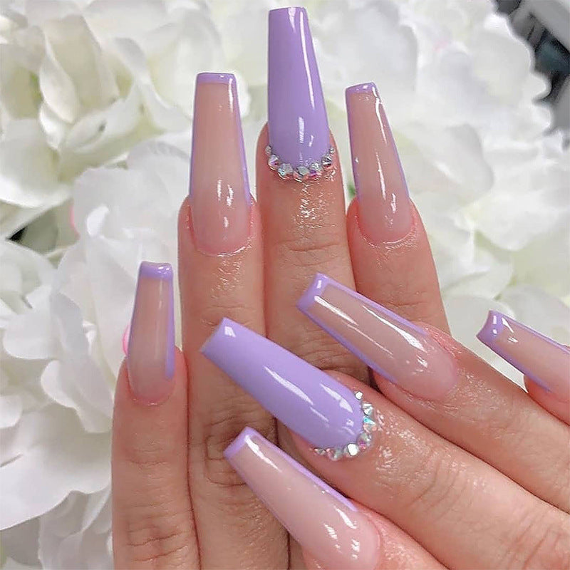 Artificial nail set with elegant and sparkling design Kalsten