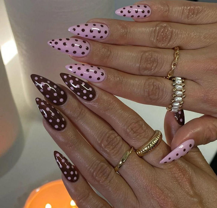 Chic Decorative Press-On Nail Enhancements Kalsten
