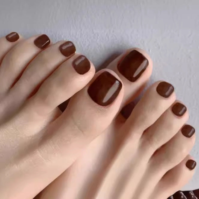 Glossy Premium Press-On Toenails Kalsten