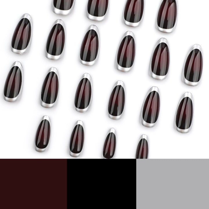 Stylish stiletto nails with elegant shine Kalsten