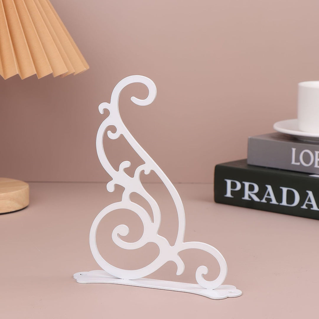 Decorative Curly Bookend Stand