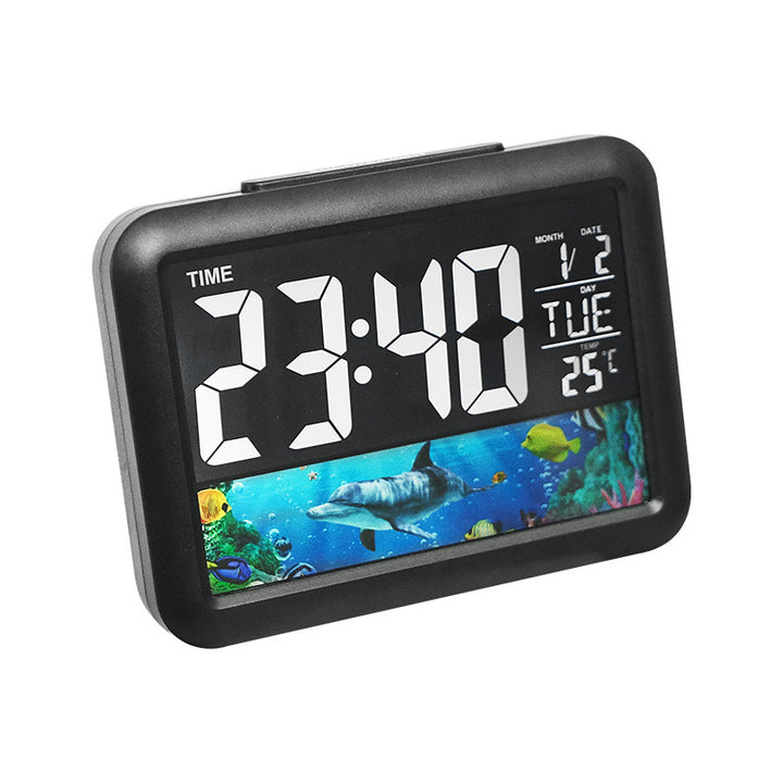 Digital alarm clock with underwater motif Kalsten