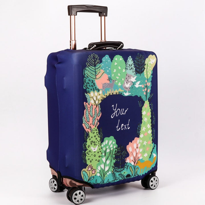 Women's hard-shell suitcase with stylish pineapple motif Kalsten