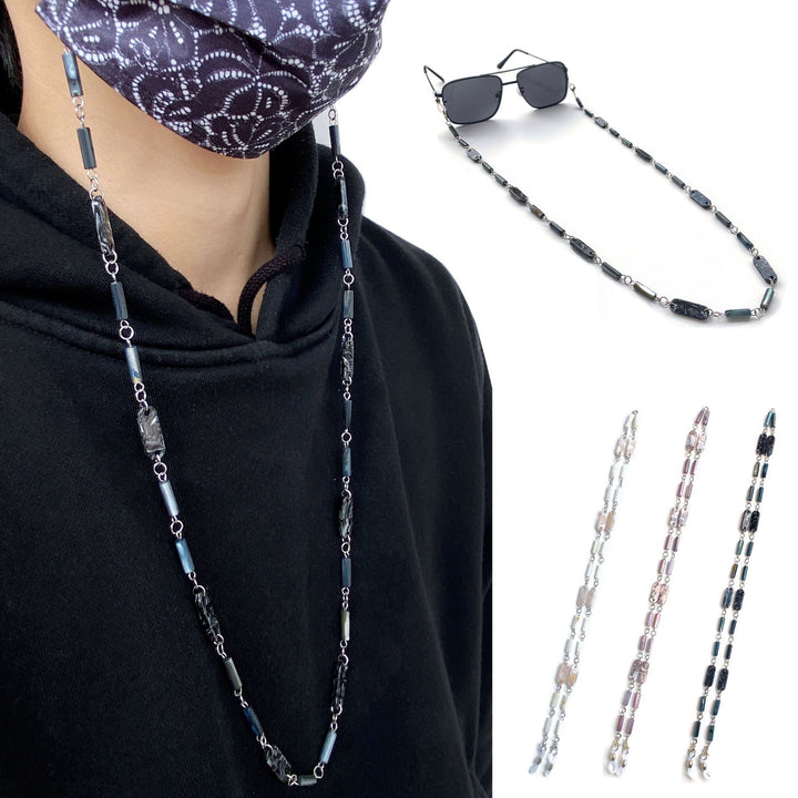 Elegant Gemstone Eyewear Chain Kalsten