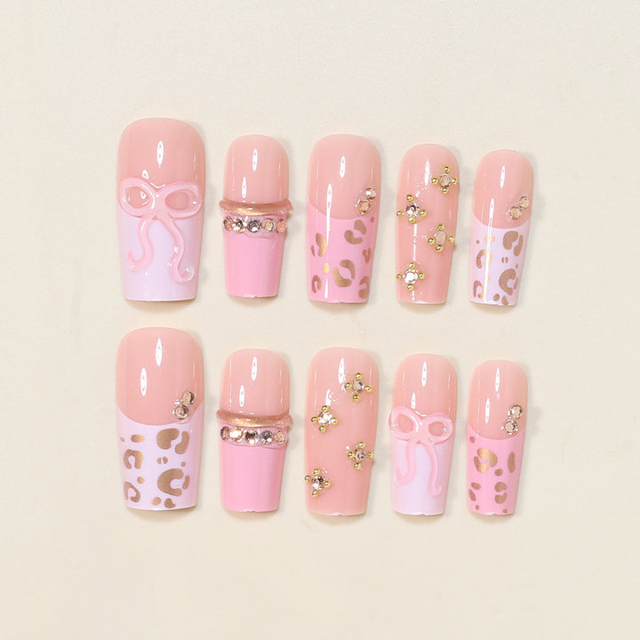 Decorative Long Stiletto Nail Art Tips Kalsten