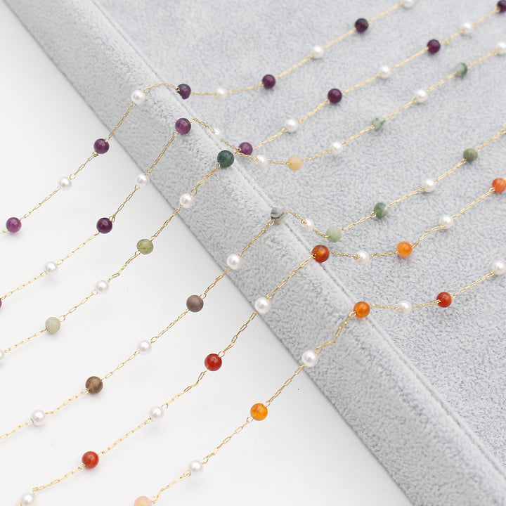 Elegant Multi-Color Eyewear Chain Kalsten